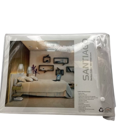 BNWT Santiago Bamboo Cotton 400 Thread Count Mega Queen White Fitted Sheet 152cmx203cm+50cm Manchester