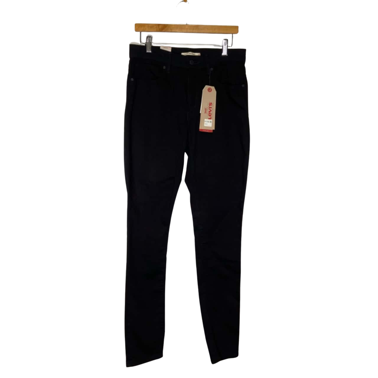 Levis Mens Size 30W/ 32L High Rise Skinny Jeans Black BNWT RRP 119(s)