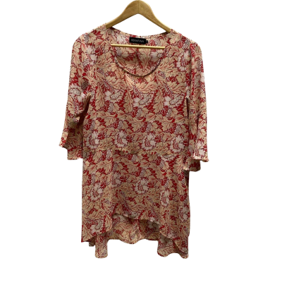 Serafina Womens  Size S Floral Top