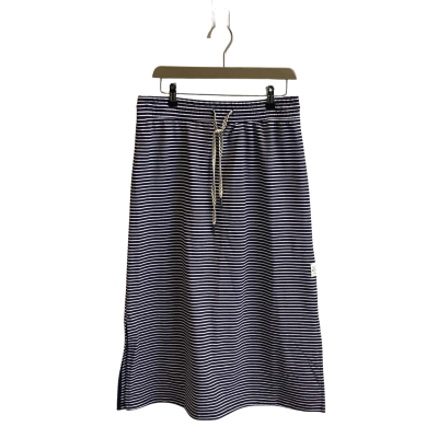 Brand New Elm Womens Size 10 A-Line Midi Travel Skirt Pinstriped