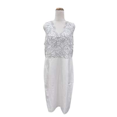  european collection Midi Dress Size 44 White 