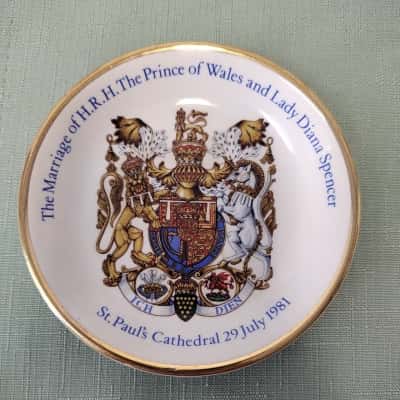 Prince Charles & Lady Diana Royal Wedding 1981 Commemorative Plate – Wood & Sons England