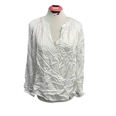 Country Road Womens  Size 10 Long Sleeve Top White 