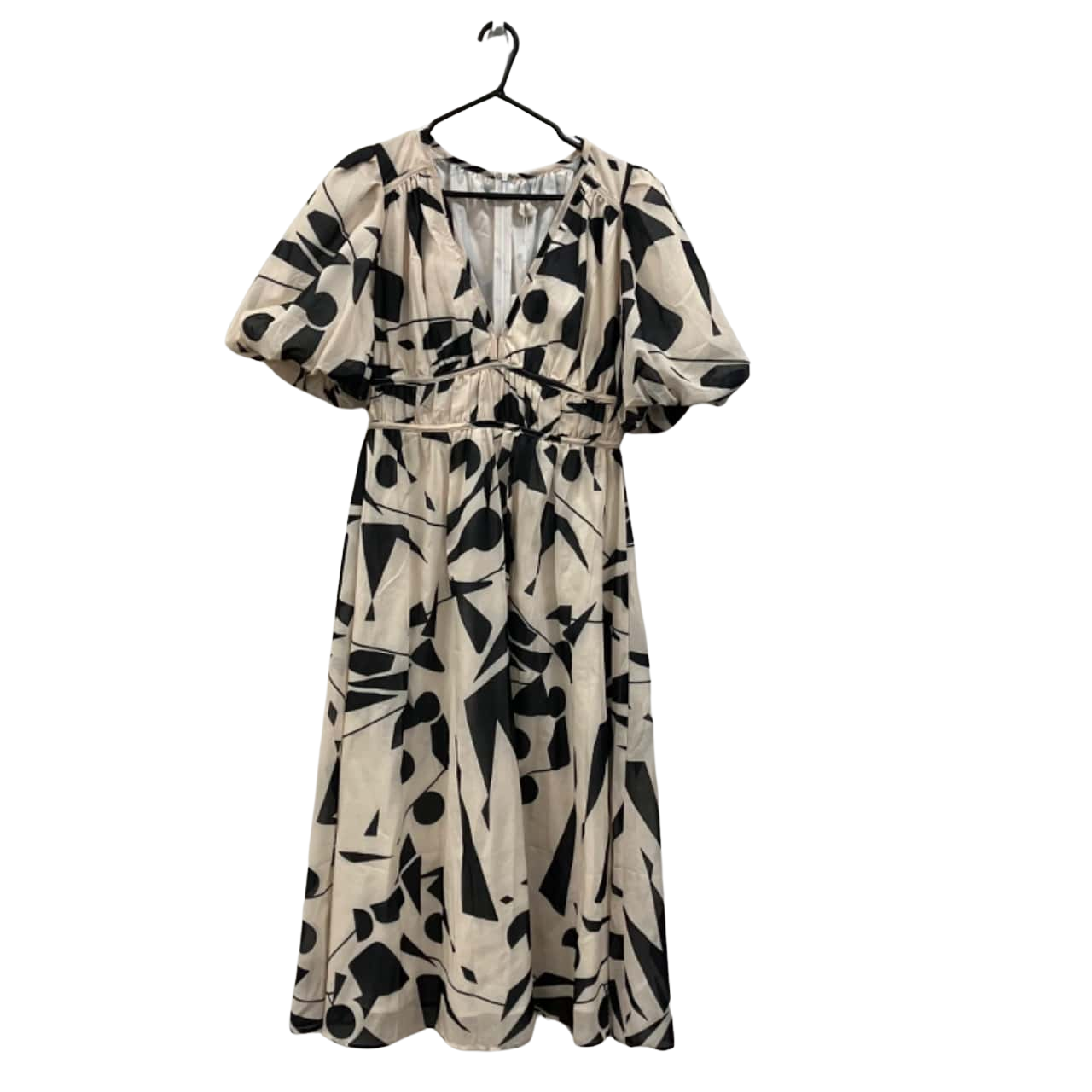 knee length dresses for ladies Off-The-Shoulder Draped Satin Long Midi Dress 34 (FR) / White