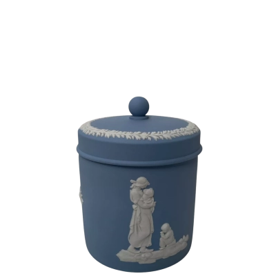 Wedgewood round jar with lid new inbox