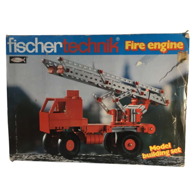Fischer Technik Fire Engine Model Building Set 