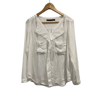 Zara Womens  Size M long sleeve blouse 