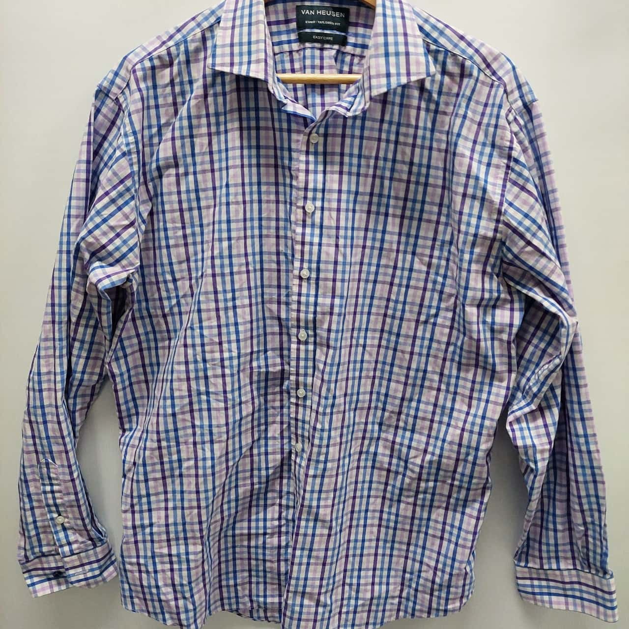 Van Heusen Mens Size 44 Long Sleeve 