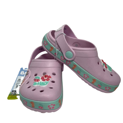  Kids bluey clogs (size 7)pink