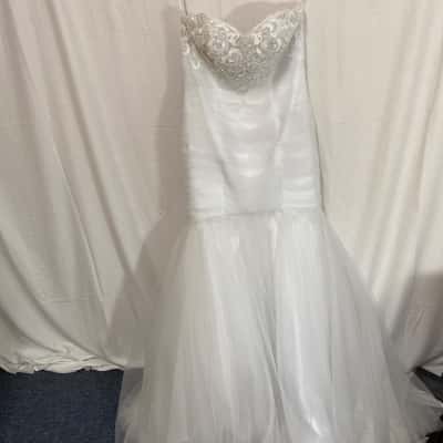  Madison James Bridal Dress White G242 
