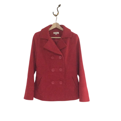 Miss Shop Womens  Size 12 Winter Coat Red 