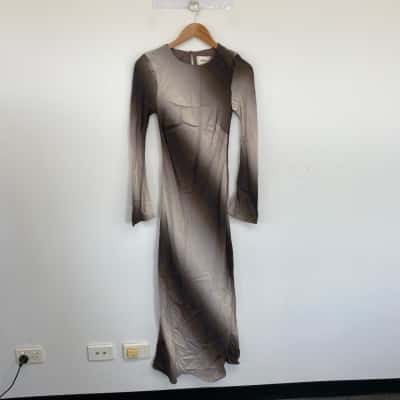 Unison Grey Ombre Maxi Dress Size 4 