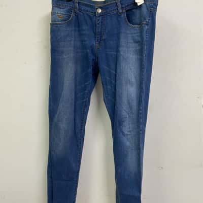 Mens Straight Leg Jeans Blue 