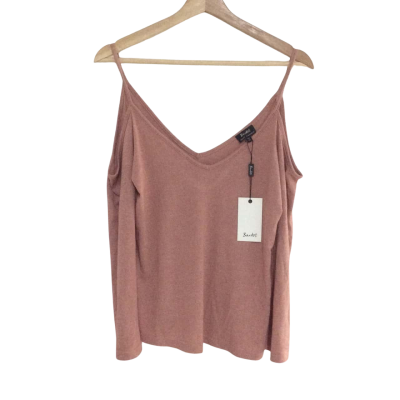 Bardot Womens  Size 8 3/4 Sleeve Top Pink  