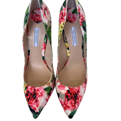 Tony Bianco Womens  Size 9 Leola Tropicana Pumps Multicoloured 