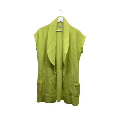 See Saw Womens Size L Yellow Wool Jumper Vest