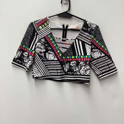 Paint It Red Womens Top Multicoloured / Pattern Size M