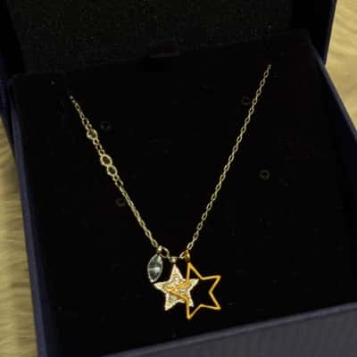  Womens Necklace Blue / Gold / Silver 
