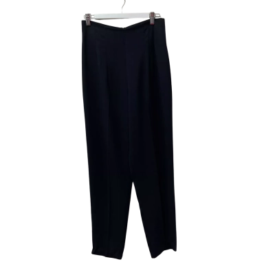 Cue Womens  Size 12 Straight Leg Pants Black  - Made in Australia