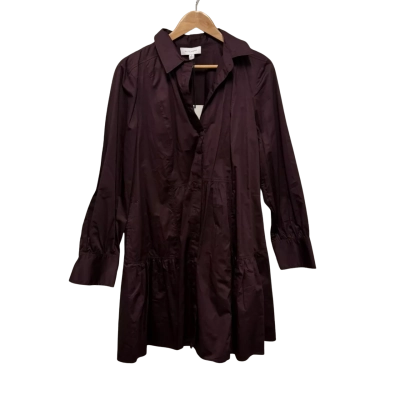 Witchery Womens  Size 16 Shirt Dress burgundy 