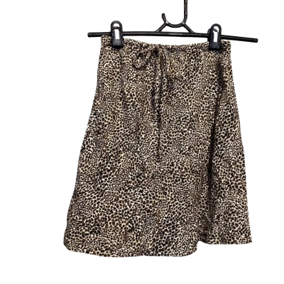 Ghanda Womens  Size XS Mini Skirt Animal print 