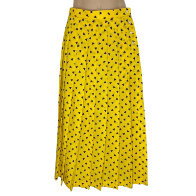 BNWT Vintage Jaeger Womens Size 10 Yellow Skirt 