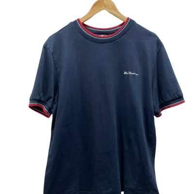 Ben Sherman Mens  Size L Blue Top