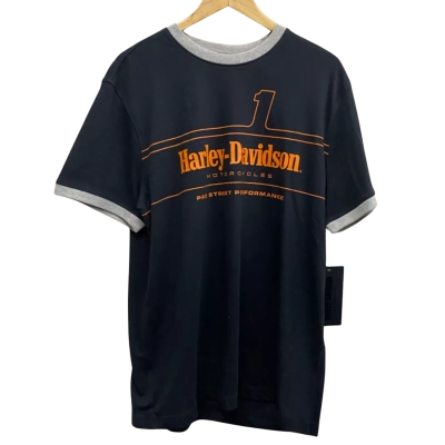 Harley Davidson Women’s Black #1 Pro Street Performance Tee Size L
