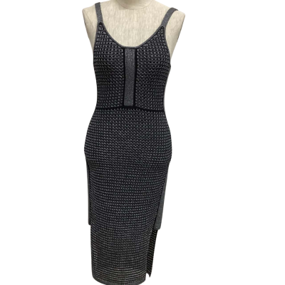 Sass & Bide  Size XS Bodycon Dress Black  / Silver 