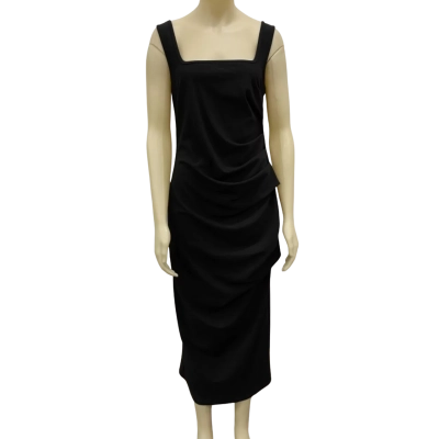 Atmos&Here Womens  Maternity  Size 10 Midi Dress Black  