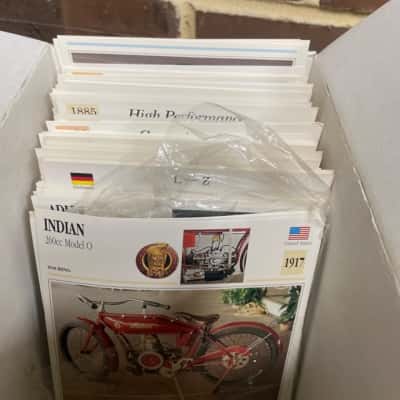 1992 Atlas Motorcycle Card Collection In Box