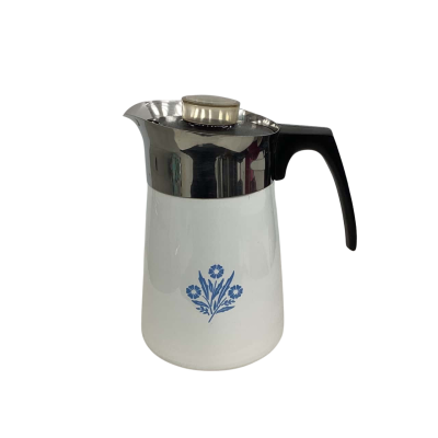 Corning Ware Blue Cornflower 6 Cup P-146 Coffee Pot Made in Australia 
