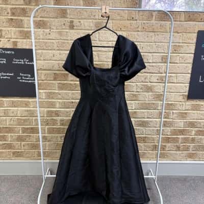 Azzurielle Womens black keryn dress Size 10 