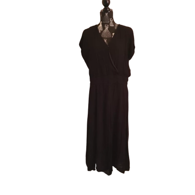 Crossroads Womens  Size 18 Maxi Dress Black  BNWT