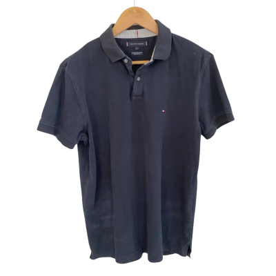 Tommy Hilfiger Mens  Size M Polo Shirt Black  