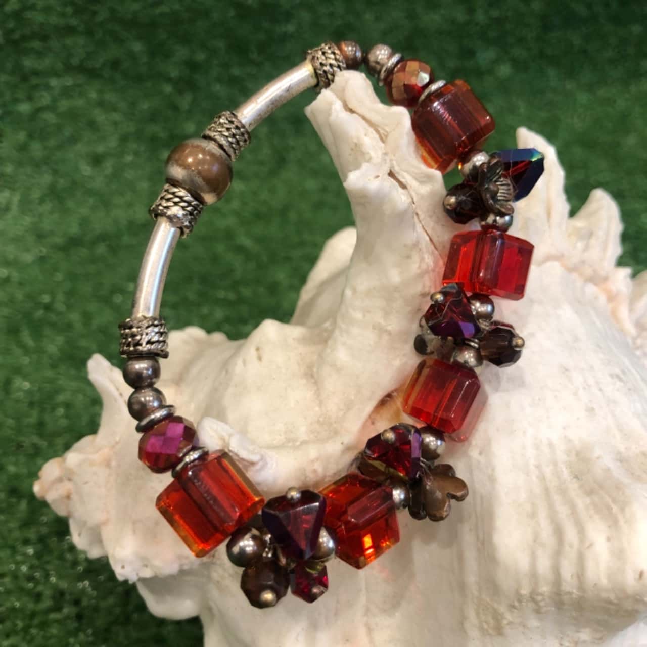 Rosie Fox Garnet Gemstone Belle Bracelet