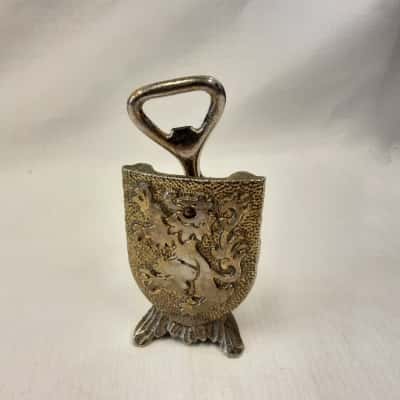 Scottish Man With Heraldic Shield Bottle Opener