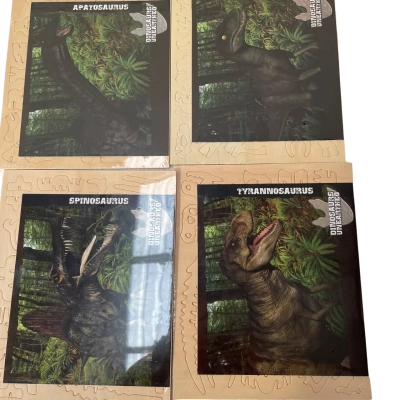 Dinosaurs Unearthed Puzzles x 4
