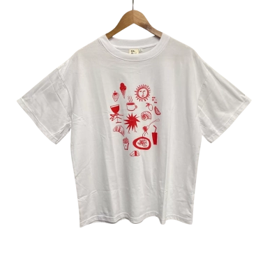 Za Zi Ba Studio Mens  Size S Short Sleeve Shirt White 