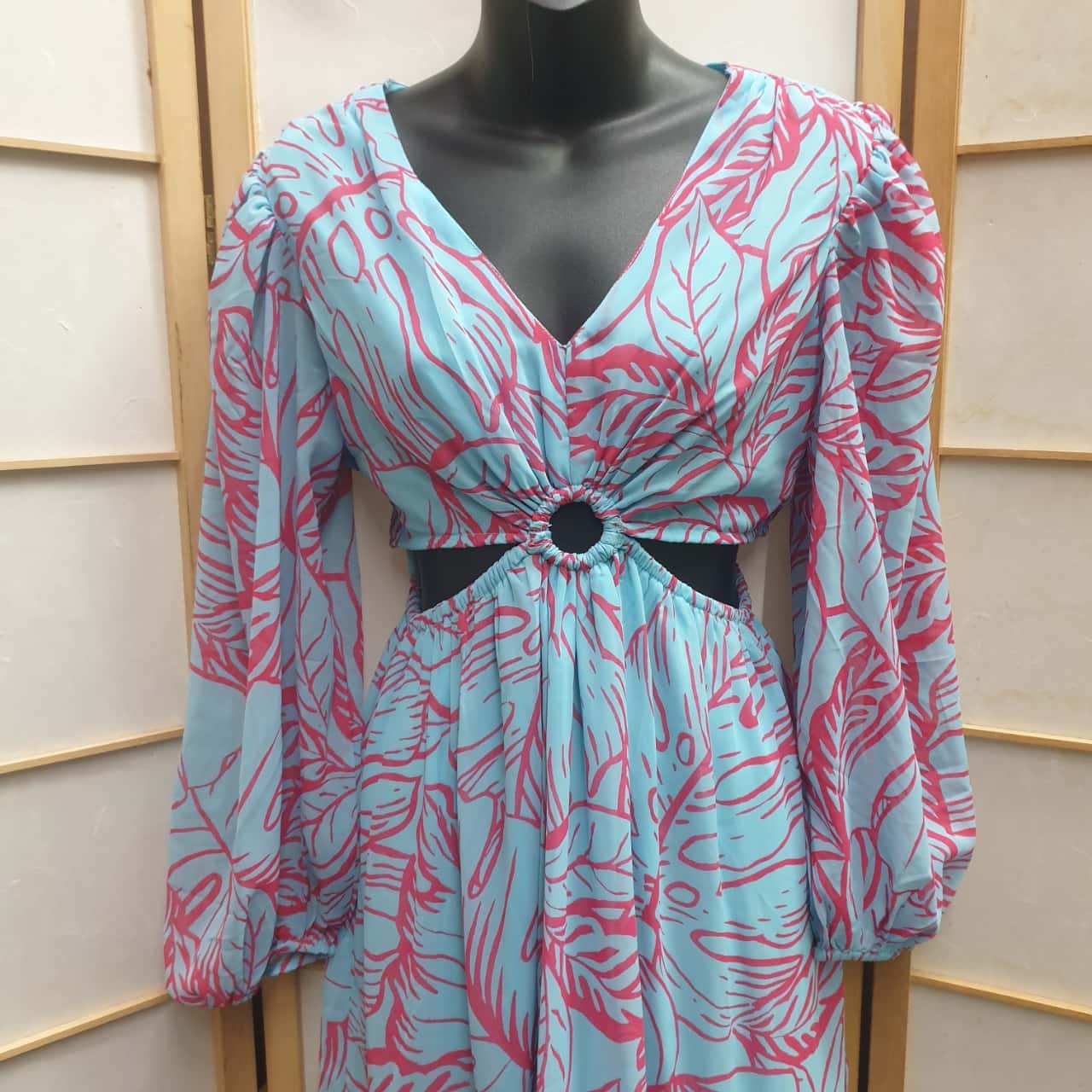 fairy with blue dress Jesson Strapless Maxi Dress