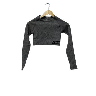 Echt Womens  Size XS Crew Neck Top / Long Sleeve Top Grey 