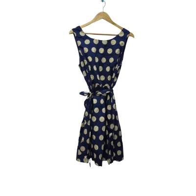 Princess Highway Womens  Size 16 Casual Dress / Cocktail Dress / Party Dress Beige / Navy Blue 