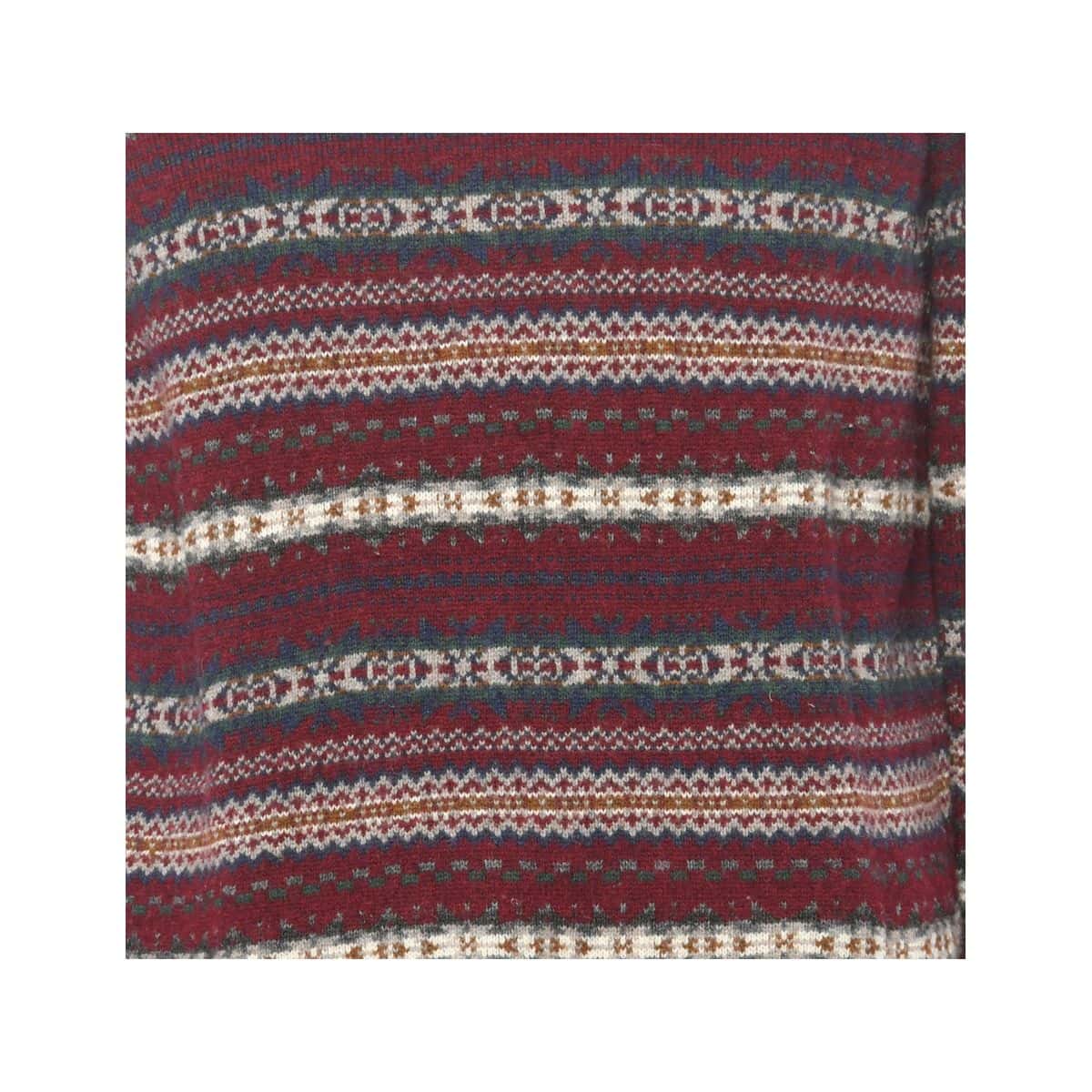 H&M Mens Size L Wool Blend Stripe Knit Jumper Red (s)