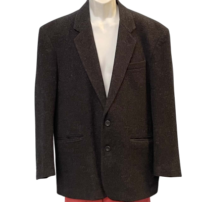 Roger David Mens  Size97R Blazer / Winter Coat Black  
