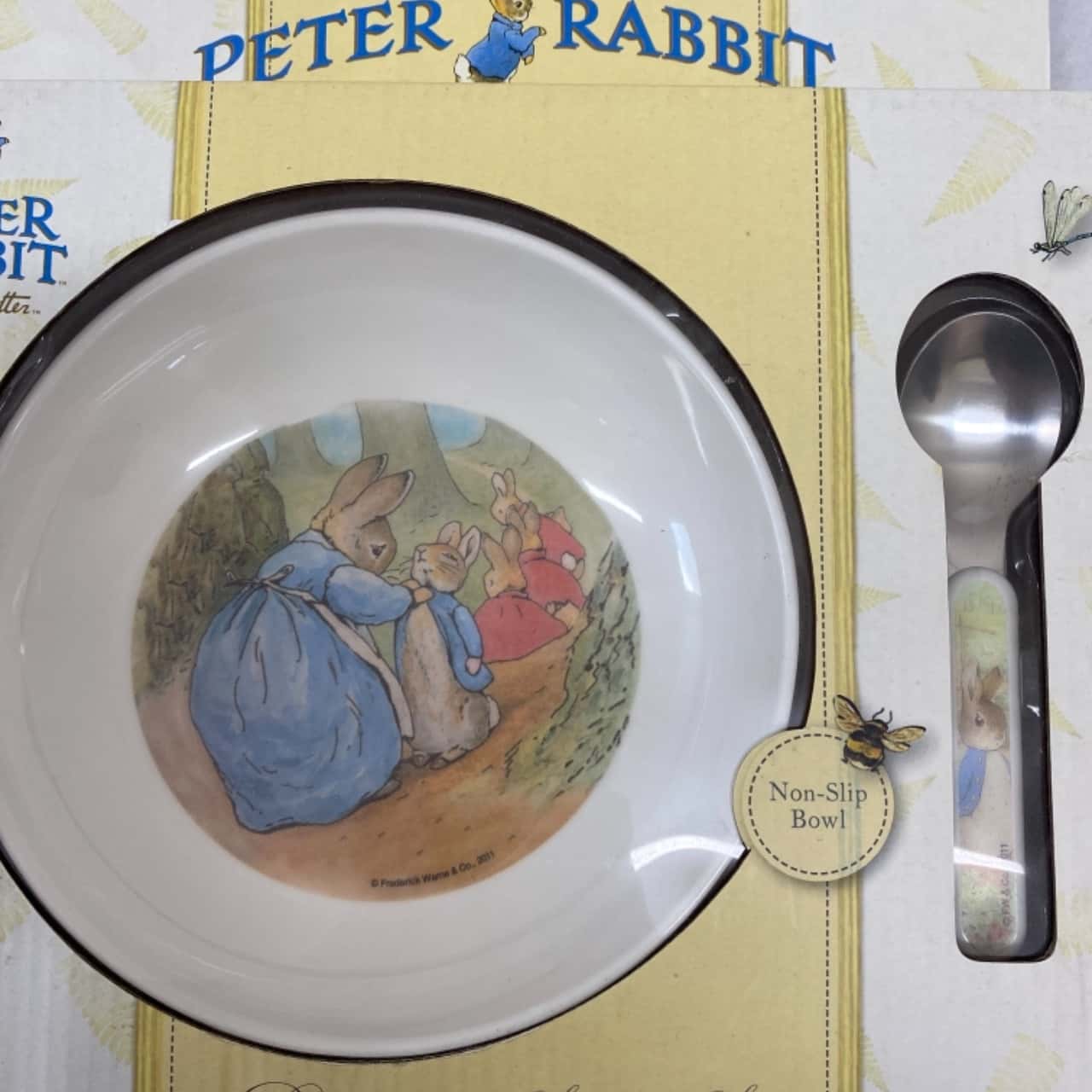 Peter Rabbit Bowl and Spoon Set - In Original Package (s)