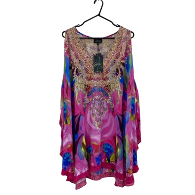  Czarina One Size Kaftan - Pink Rose