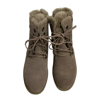 Emu Australia Womens  Size 39 Lace Up Ankle Boots Grey 