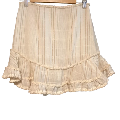 Indikah skirt  Size 8 Beige / White 