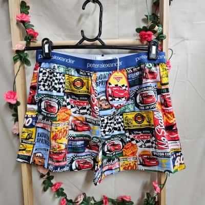 Mens Peter Alexander Cars Pyjama Shorts Size S RRP $59.95