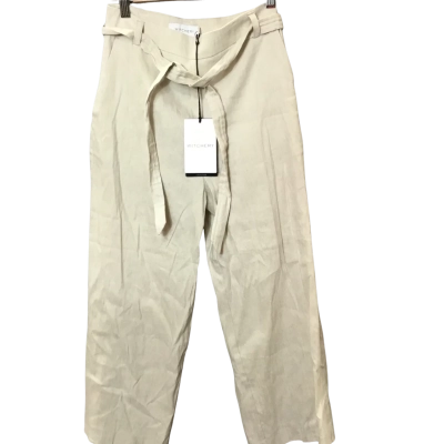 Witchery Womens  Size 4 Ankle Length Pants Natural 